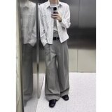 【65】竖条纹衬衫男宽松休闲长袖衬衣潮A079-CS591-P39，男装衬衫，电商A079