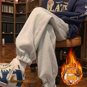 【235】加绒加厚宽松束脚休闲长裤A079-K107加绒-P30图片