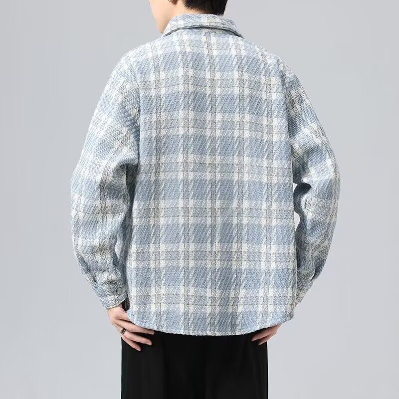 小香风外套男款宽松休闲毛呢夹克A079-CS440-P46,男装夹克,电商A079