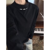 [003]长袖T恤男夏季宽松韩版百搭休闲体恤衣服A079-W323-P45，男装T恤，电商A079