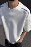 [003]假两件短袖T恤男宽松百搭休闲半袖体恤衣服A079-D920-P28，男装T恤，电商A079