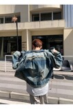 【77】牛仔夹克男潮牌休闲百搭高街设计感工装外套A079-JK198-P78，男装夹克，电商A079