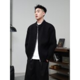 【8】假两件格子拼接毛衣衬衫男开衫毛衣外套A079-MY0011-P61，男装针织衫/毛衣，电商A079