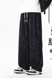 【235】秋冬加绒阔腿休闲裤男宽松显瘦直筒长裤A079-K207-P36，男装卫衣，电商A079