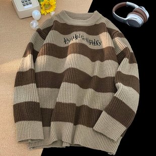 网86 Y252 25毛衣男秋冬季 撞色拼接A079 P51 新款