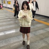 【243】圆领套头毛衣女冬季新款软糯百搭针织衫A079-6188-P55，男装针织衫/毛衣，电商A079