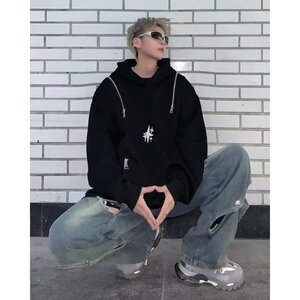 【网59】卫衣男款冬季美式重磅潮流套头帽衫宽松A079-611-P47图片