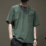 [003]圆领短袖T恤男薄款凉感半袖体恤大码男装上衣A079-T280-P30，男装T恤，电商A079