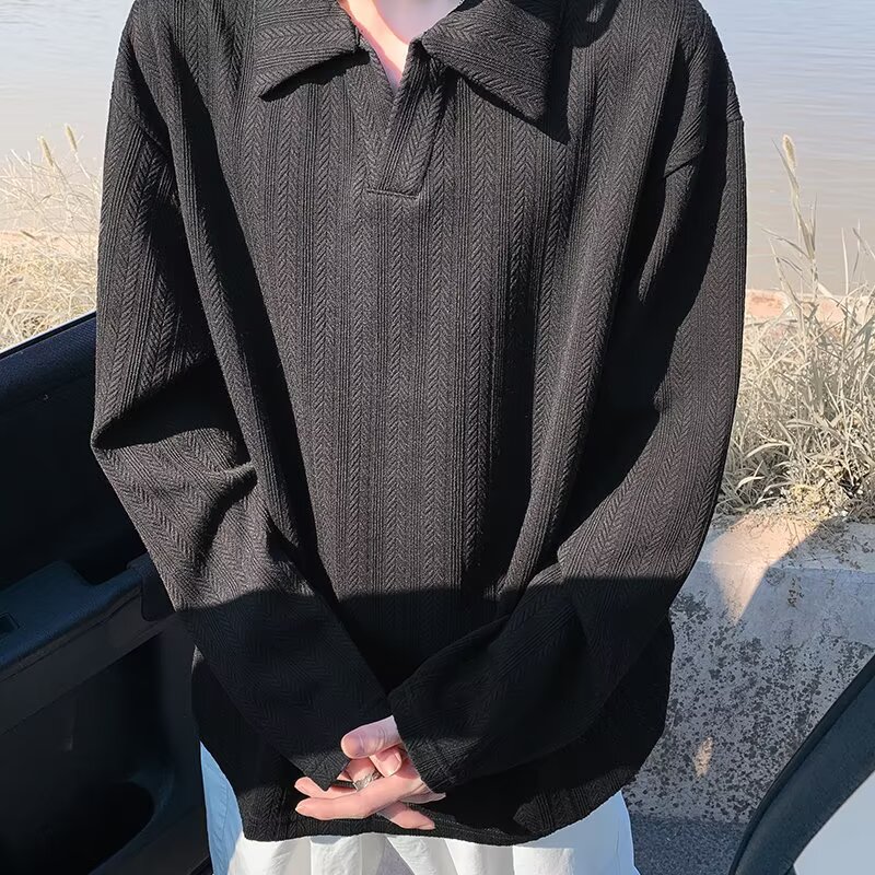 【260】长袖POLO气质时尚新款慵懒简约百搭A079-PL05-P44,男装Polo衫,电商A079 【260】长袖POLO气质时尚新款慵懒简约百搭A079-PL05-P44,男装Polo衫,电商A079