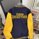 【网57】拼皮毛巾绣棒球服百搭A079-HT225-P61，女装职业装，电商A079