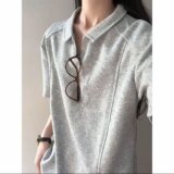 [012]polo衫短袖t恤男女款拼接翻领A079-D910-P30，男装T恤，电商A079