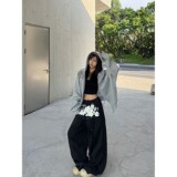 【8】开衫连帽卫衣男女秋冬季新款宽松情侣拉链外套A079-A254-P57，女装短外套，电商A079