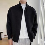 【2】5秋冬季新款男士立领夹克宽松针织毛衣A079-MY213-P55，男装针织衫/毛衣，电商A079
