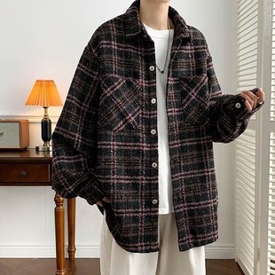 J22 保暖休闲毛呢外套A079 外套男秋冬2025新款 P51 网136