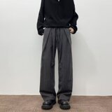 【网41】新款宽松直筒水洗潮牌酷帅长裤子A079-A8067-P45，男装休闲裤，电商A079