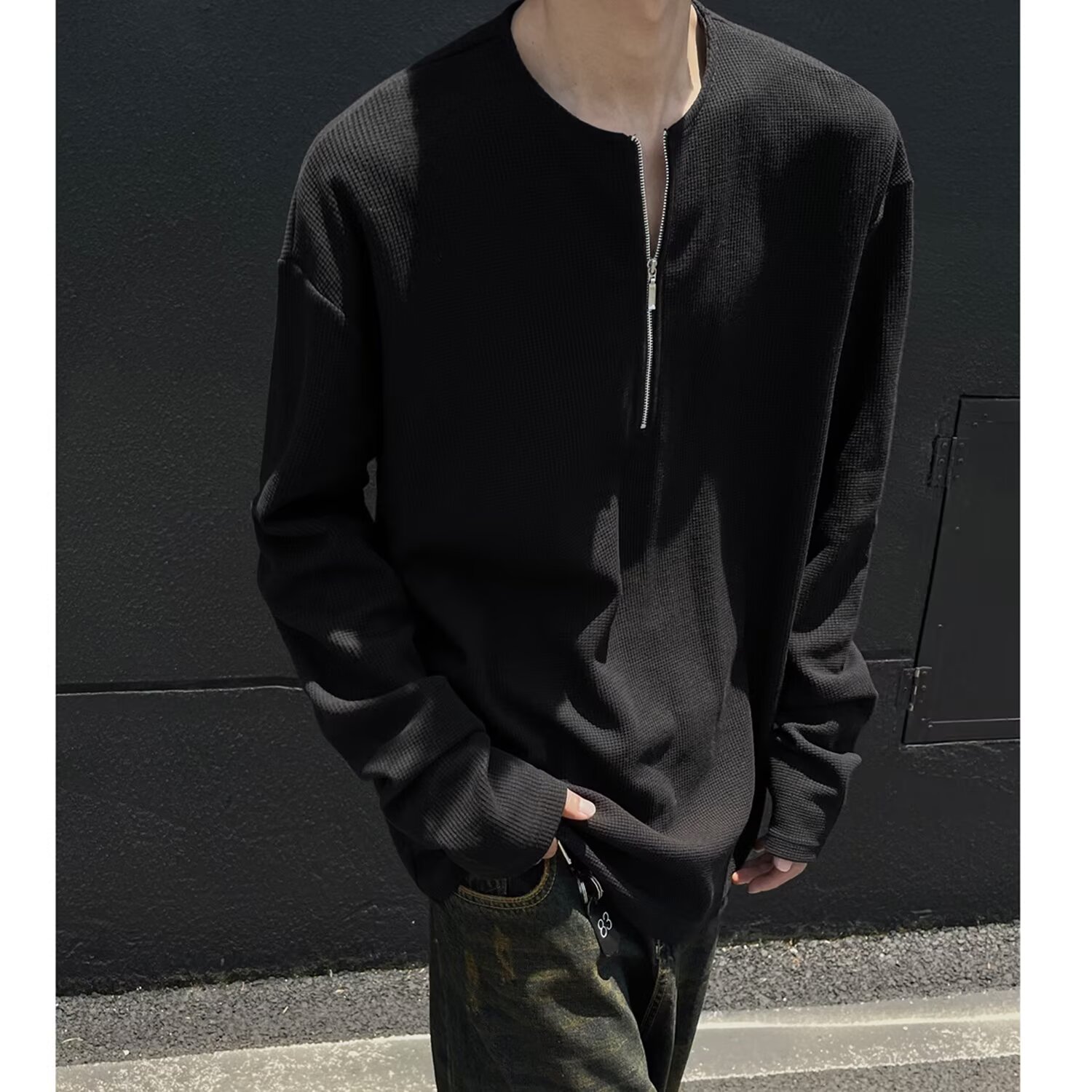 【079】新款百搭长袖T潮流A079-T114-P35,男装T恤,电商A079
