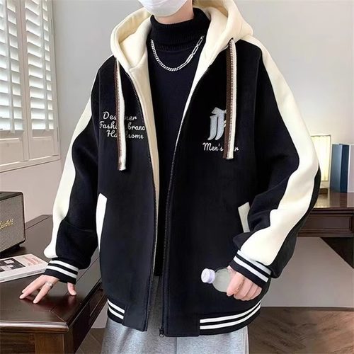 【160】5外套大码棉衣秋冬装加绒棒球服夹克A079-WY002-P58