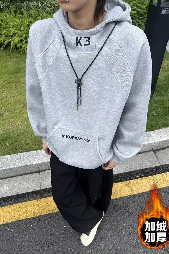 【001】连帽卫衣男款秋冬加绒加厚情侣装A079-X96加绒-P47,男装卫衣,电商A079