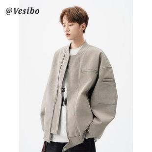 J376 男A079 夹克棒球服上衣潮牌开衫 P69 网23