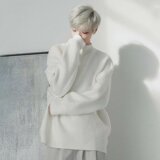 [32]纯色毛衣男女同款2025年新款半高领A079-MY2310-P50，男装针织衫/毛衣，电商A079