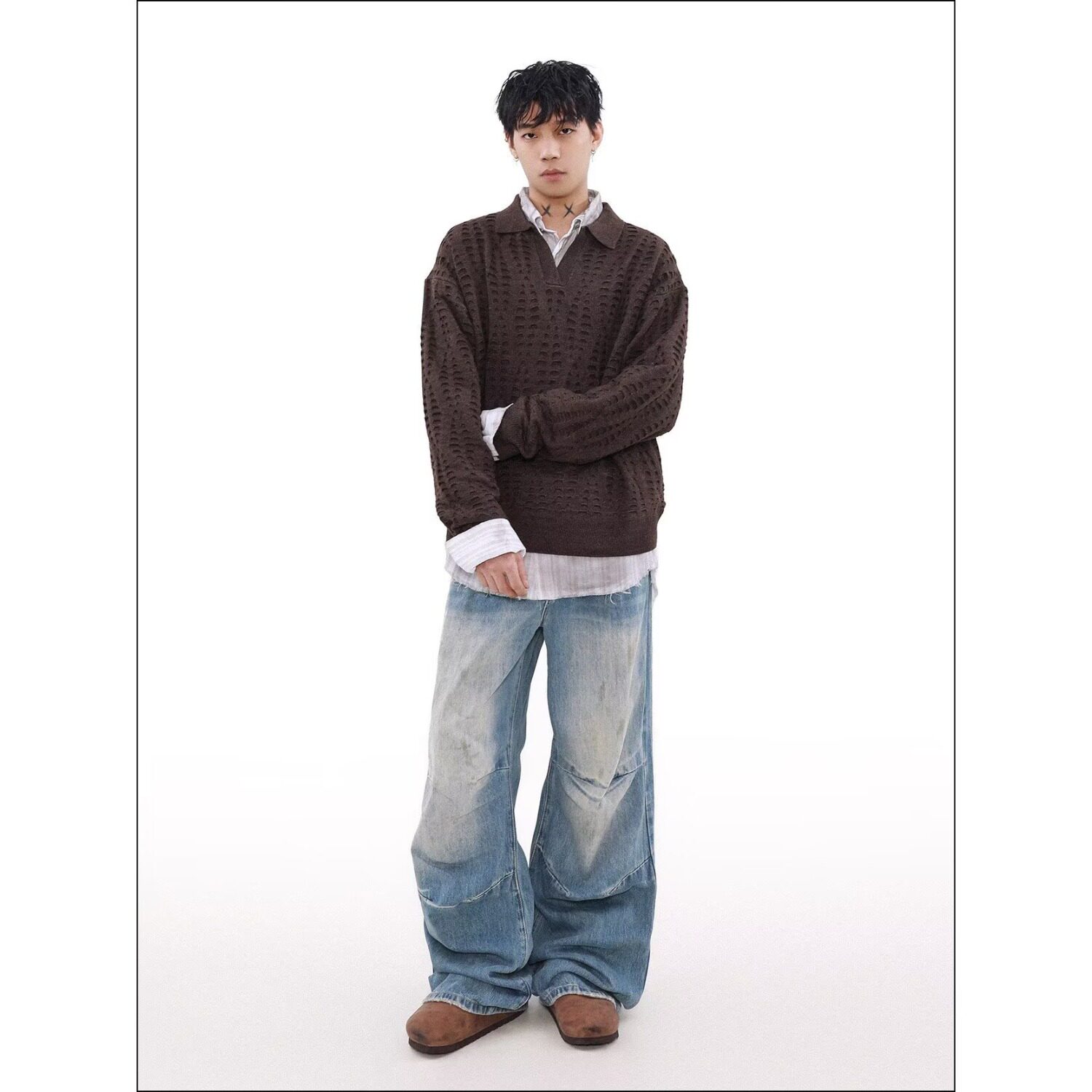 老钱风品质毛衣A079-YM190-P47【网络图2】,男装针织衫/毛衣,电商A079