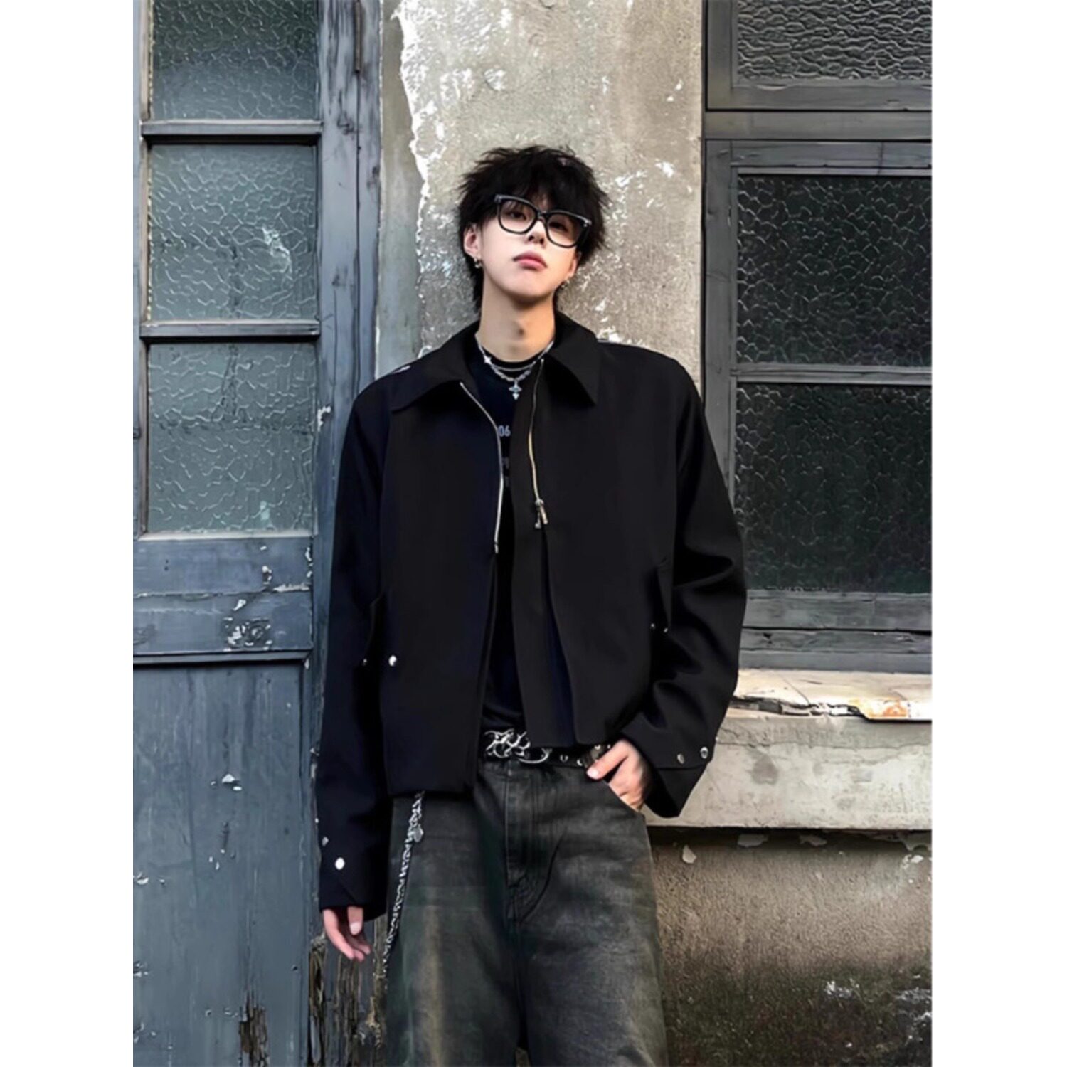 【网图有货11】肩短款外套男A079- XZ126-P58图片