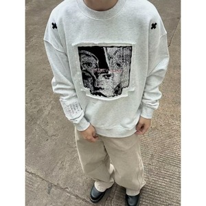 【网29】纯棉华棉-圆领卫衣-刺绣-原版贴布做法A079-1092--P42,男装卫衣,电商A079