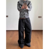 【7】5开衫毛衣男女秋冬季保暖宽松提花外套A079MY9817-P57，男装针织衫/毛衣，电商A079