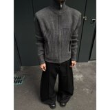 【网5】领双拉链开衫毛衣原宿A079-MY415-P55，男装针织衫/毛衣，电商A079
