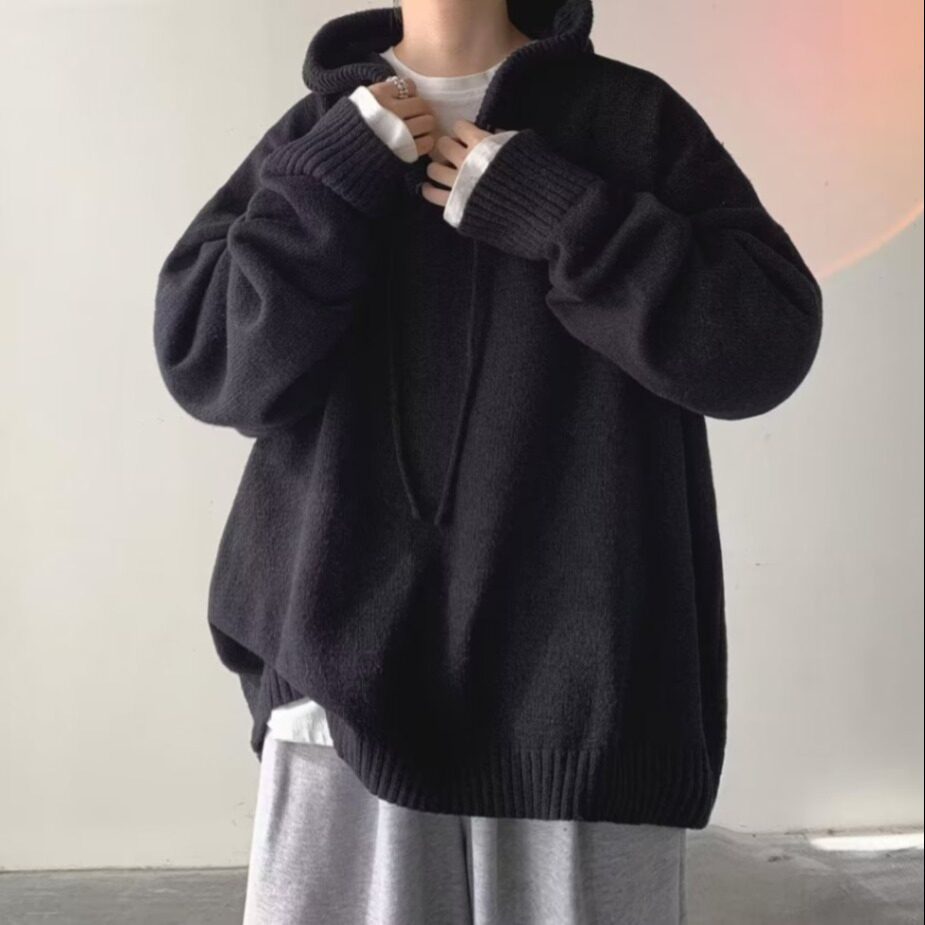 【网91】针织衫连帽秋冬款加厚毛衣A079-MY110加厚-P42图片
