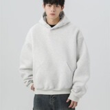 【52】连帽加绒卫衣男女时尚纯色套头外套A079-Y160-P39，女装短外套，电商A079