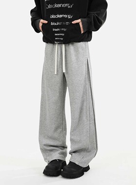 [002]卫裤男薄款直筒裤宽松休闲运动裤百搭长裤A079-K1710-P36