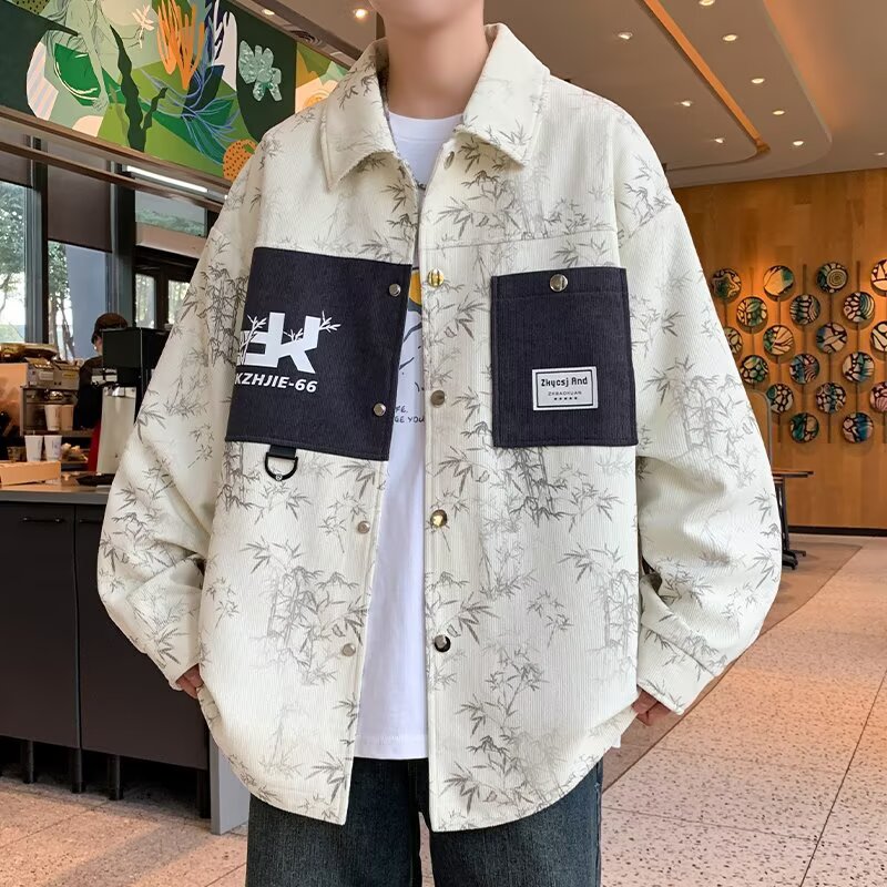 【网18】2025工装牛仔外套男春秋季A079-5016-P55-57，男装工装外套，电商A079