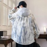 外套男孩扎染夹克15岁帅气大A079-Y62-P62【网络图1】4-8XL元，男装夹克，电商A079