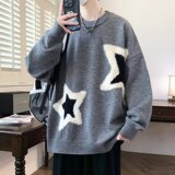 【86】毛衣男秋冬季青少年潮牌宽松加厚针织衫A079-Y282-P49，男装针织衫/毛衣，电商A079