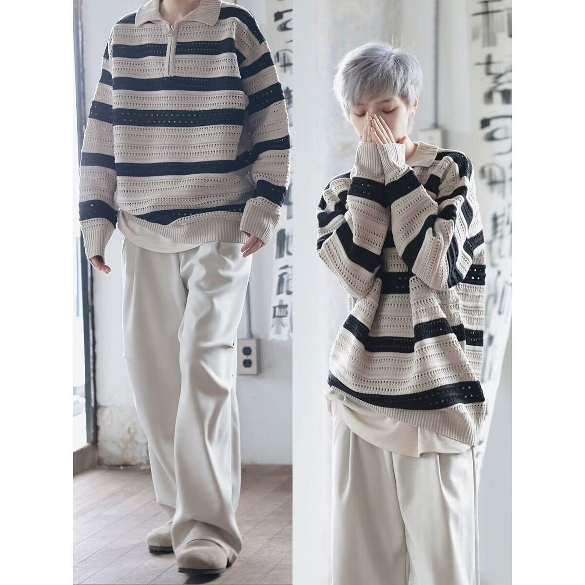 【59】秋冬上衣长袖polo衫针织套衫A078-801-P45,男装卫衣,电商A079