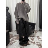 【13】针织衫男士秋套头毛衣宽松圆领上衣A079-5350-P58，男装针织衫/毛衣，电商A079