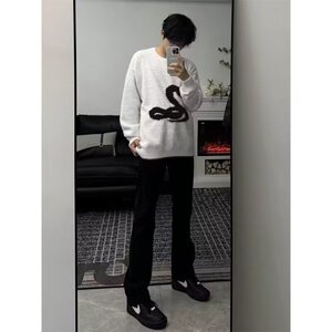 【173】日系潮流原宿时尚气质流行长袖毛衣新款A079-Y114-P47图片