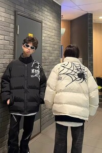 【280】25立领棉衣蜘蛛印花棉服A079-8831-P78图片