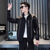 【185】明线包边棒球夹克男2025春秋季新款休闲外套A079-7720-P58，男装夹克，电商A079