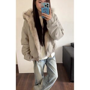 【47】新款冬季座连帽棉服男女外套加厚棉衣潮A079-1083-P98图片