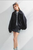 【网5】夹克休闲双拉链皮衣男女秋季新款A079-6101-P67，男装夹克，电商A079