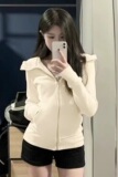 【网99】卫衣外套女2025秋季新款春秋A079-070加绒-40，女装短外套，电商A079