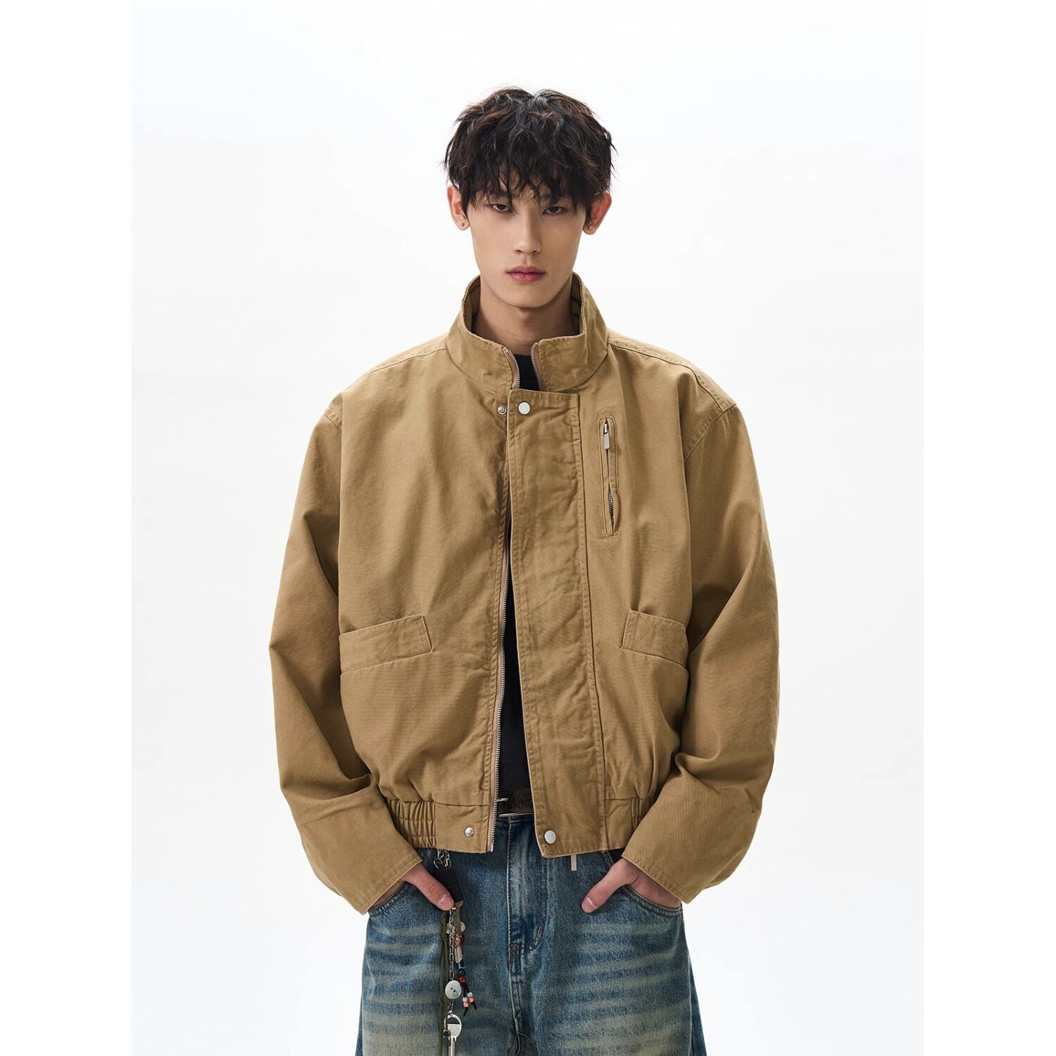 【网13】新款休闲夹克A079-JK970--P72，男装夹克，电商A079