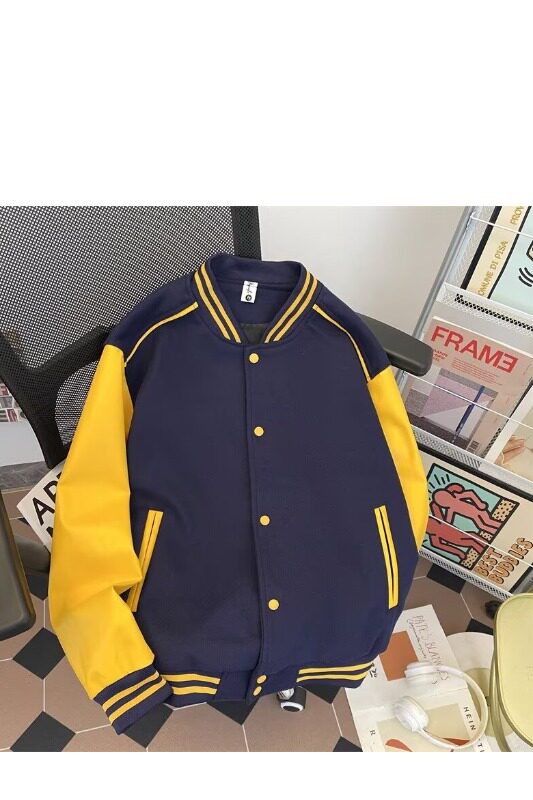 【网57】2025拼皮毛巾绣棒球服百搭A079-HT225-P61,女装职业装,电商A079