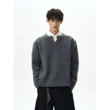 【网59】宽松套头针织衫毛衣男女A079-992-P41，男装针织衫/毛衣，电商A079