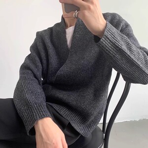 【网32】开衫道袍毛衣秋冬季老钱慵懒风针织衫外套A079-2370-P52图片