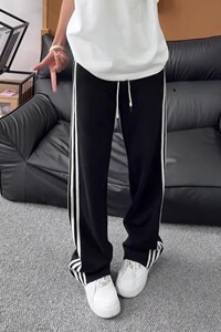 【260】5裤子男春秋季男装宽松直筒垂感休闲裤A079-K75-P42图片