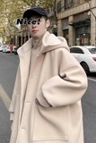 【网136】羊羔毛妮子大衣男士冬季加厚毛呢外套A079-J51-P85，女装短外套，电商A079