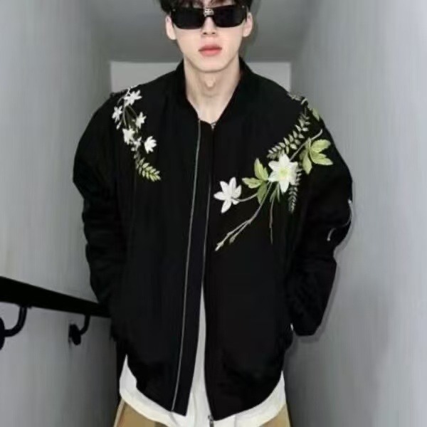 【网109】字母印花夹克外套拉链宽松百搭A079-C232-59